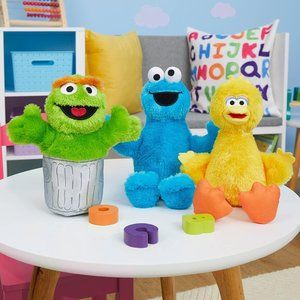 8-inch Plush Set Cookie Monster Big Bird Oscar Sustainable Stuffed Toys